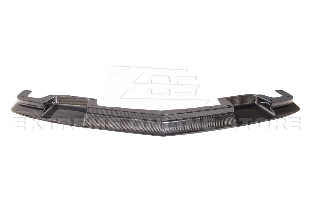Chevrolet Camaro 5th Gen SS ZL1 Conversion Primer Black Carbon Fiber Front Lip Splitter 2010-2013