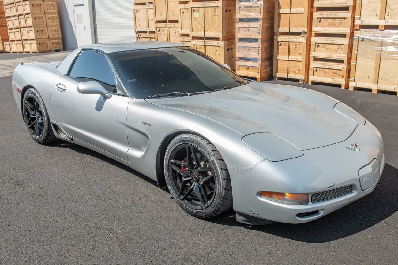 Chevrolet Corvette C5 Black Extended Splash Guards 1997-2004