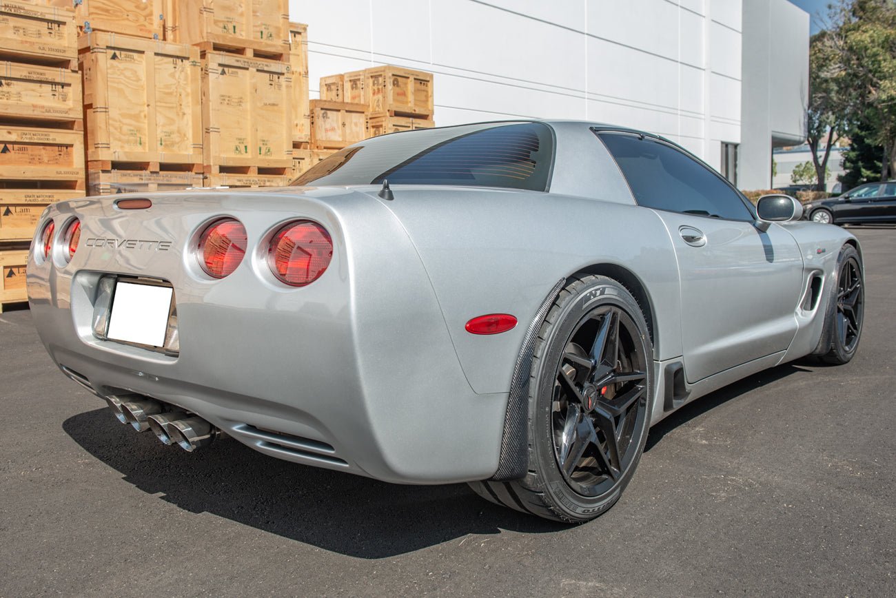 Chevrolet Corvette C5 Black Extended Splash Guards 1997-2004
