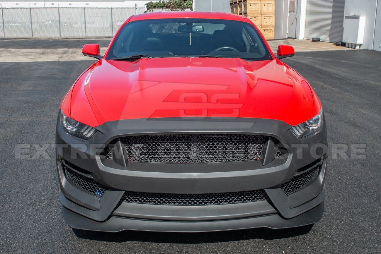Ford Mustang S550 GT350R Style Front Bumper Conversion Kit Unpainted 2015-2017