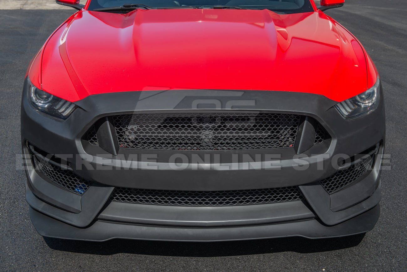 Ford Mustang S550 GT350R Style Front Bumper Conversion Kit Unpainted 2015-2017