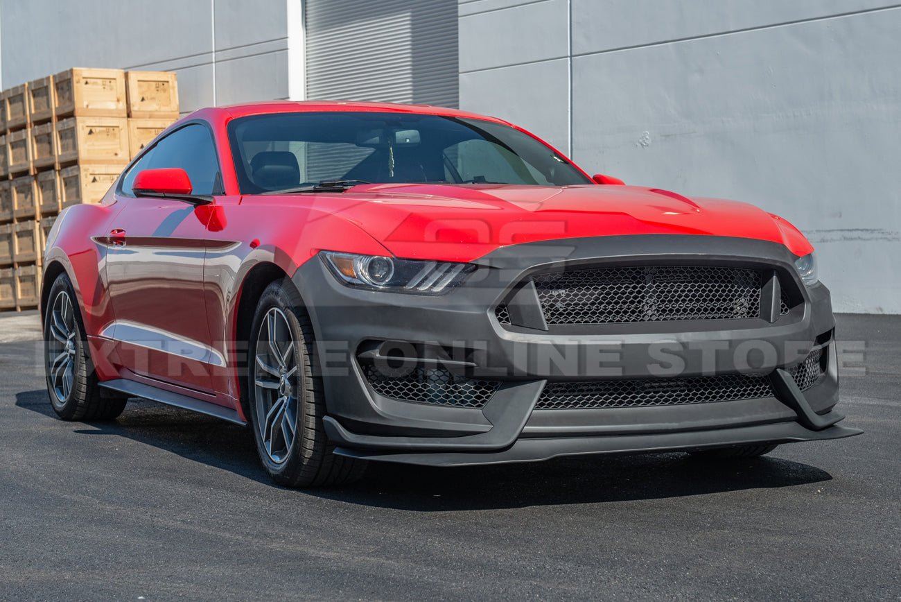 Ford Mustang S550 GT350R Style Front Bumper Conversion Kit Unpainted 2015-2017