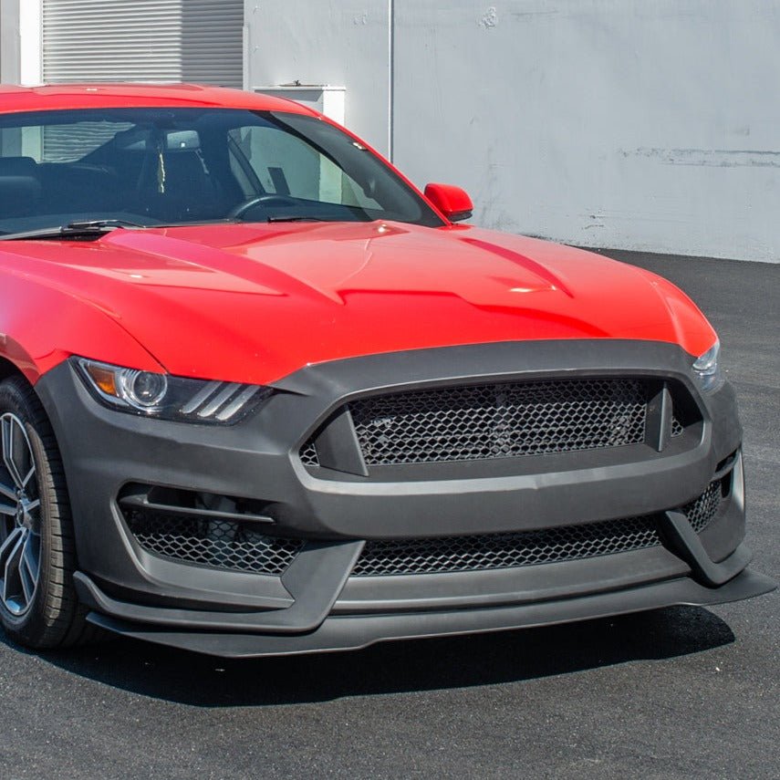 Ford Mustang S550 GT350R Style Front Bumper Conversion Kit Unpainted 2015-2017