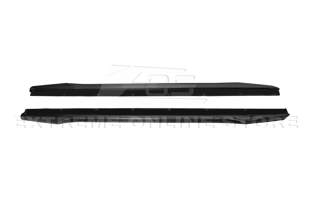 Cadillac CT5 Carbon Package Style Dry Carbon Fiber Side Skirts 2020-Up