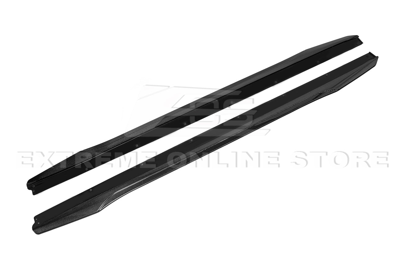 Cadillac CT5 CT5-V Blackwing Style Carbon Fiber Full Aero Kit Front Lip Side Skirts Spoiler 2020-2024
