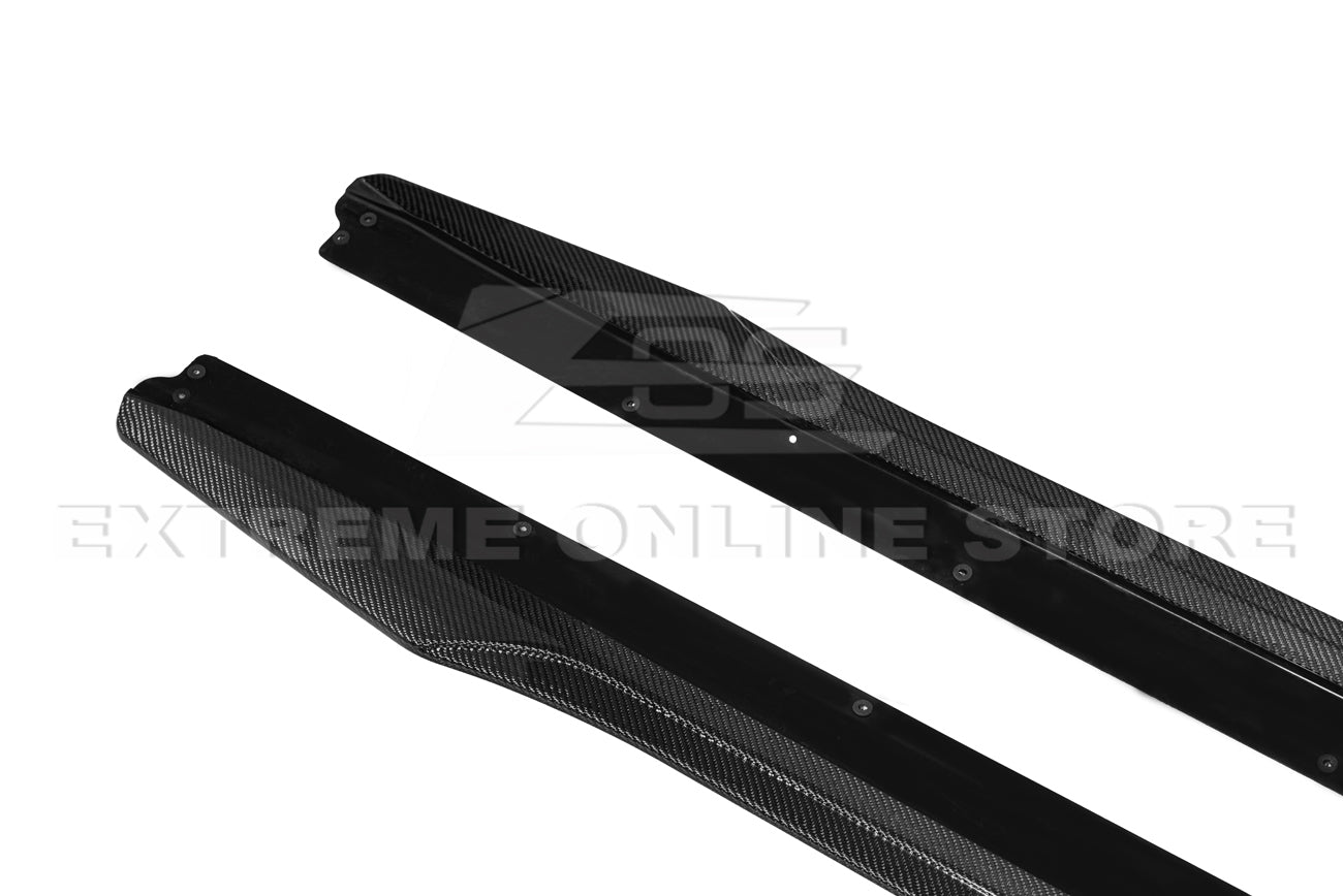 Cadillac CT5 Carbon Package Style Dry Carbon Fiber Side Skirts 2020-Up