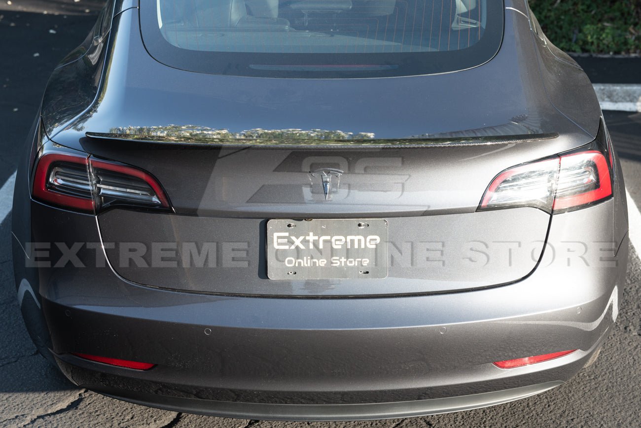 Tesla Model 3 Performance Style Carbon Fiber Rear Spoiler 2017-2023