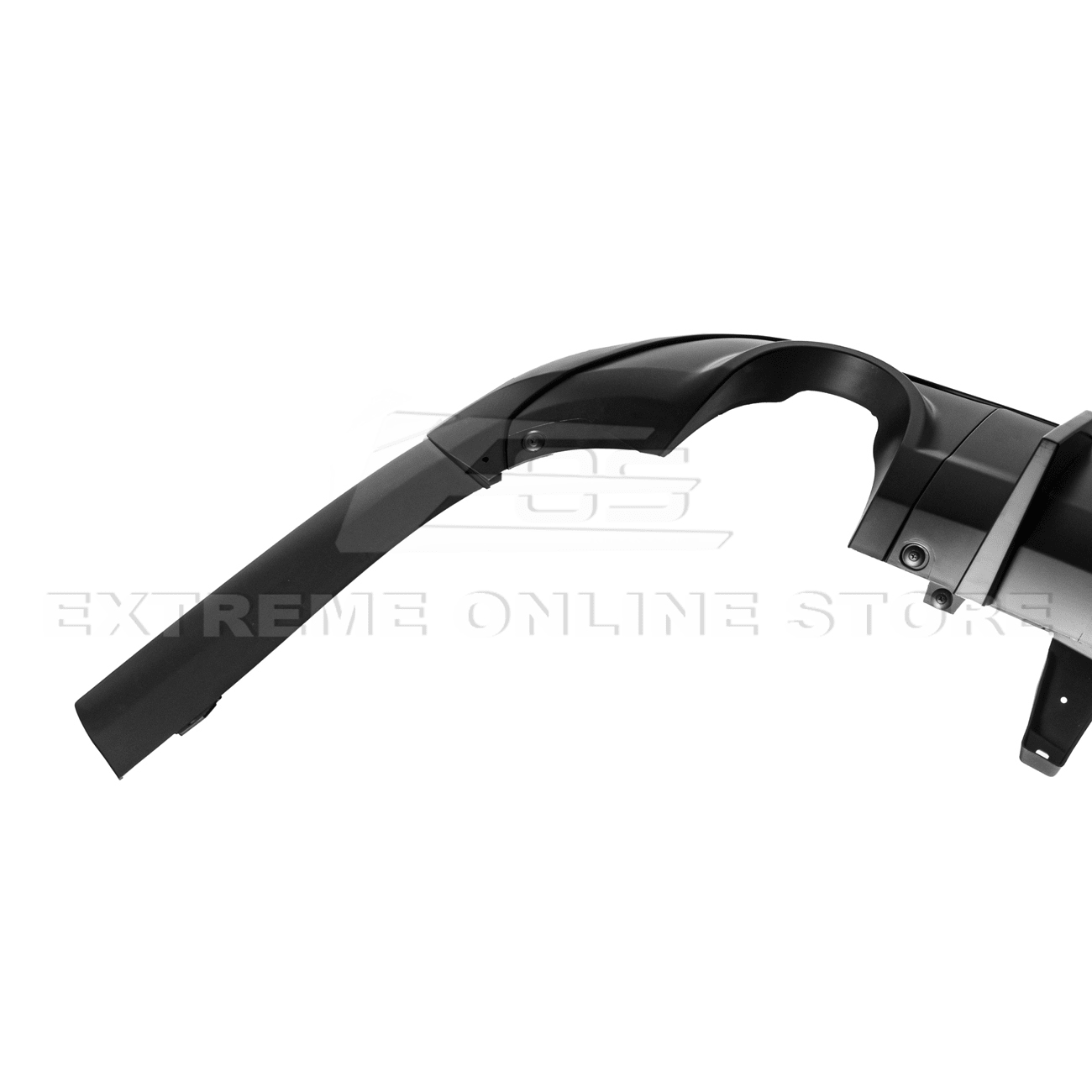 Dodge Durango WD Track Style Matte Black Rear Dual Tips Diffuser 2014-Up