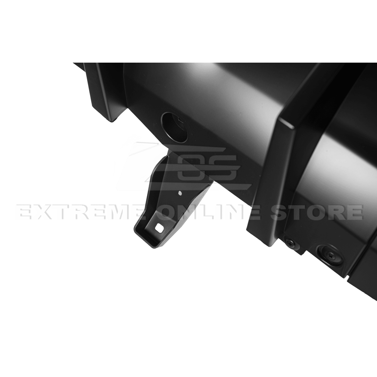 Dodge Durango WD Track Style Matte Black Rear Dual Tips Diffuser 2014-Up