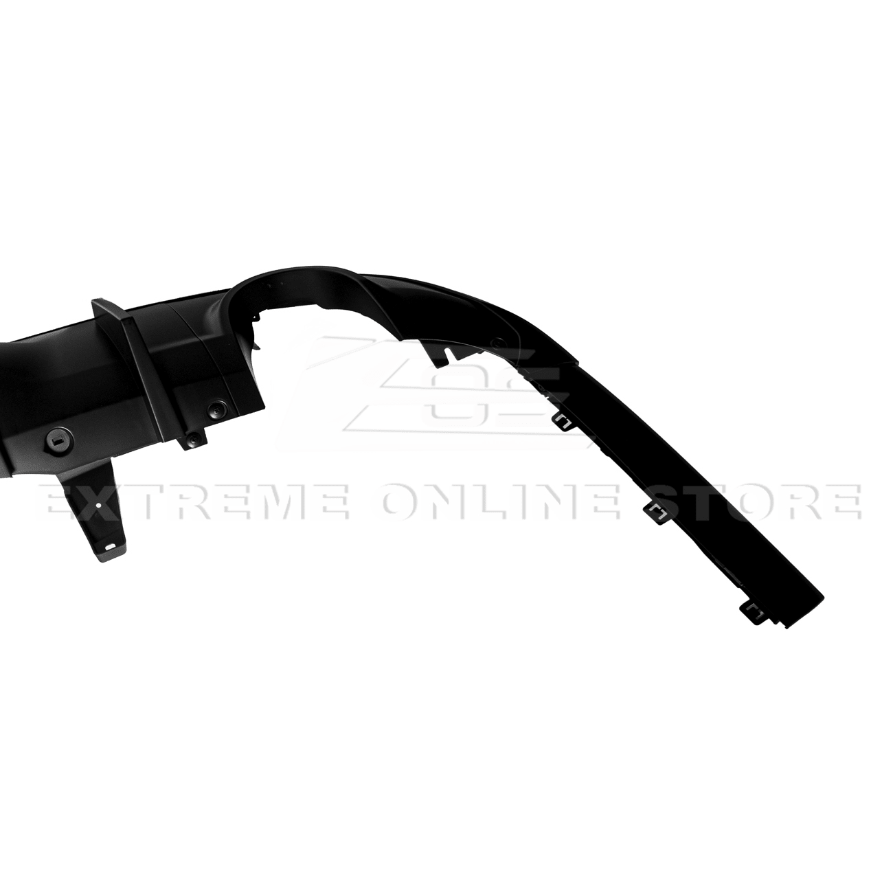 Dodge Durango WD Track Style Matte Black Rear Dual Tips Diffuser 2014-Up