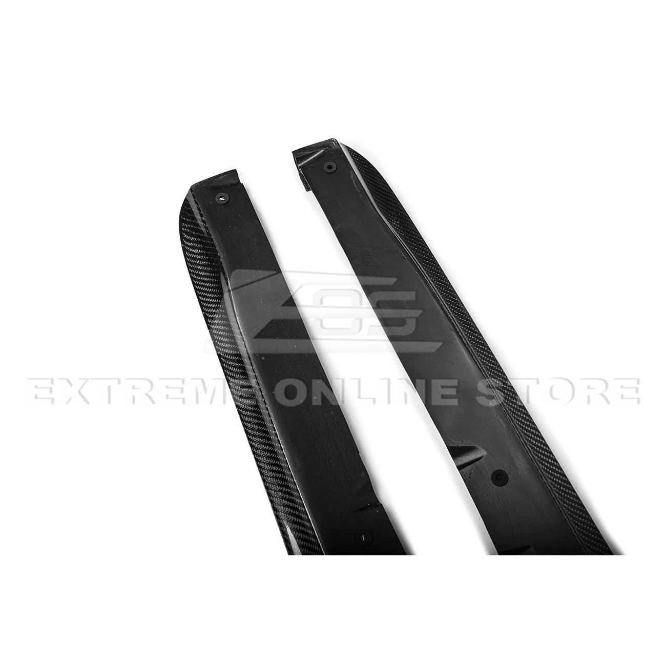 Subaru WRX STI VA CS Style Carbon Fiber Primer Black Side Skirts Rocker Panels 2015-2021