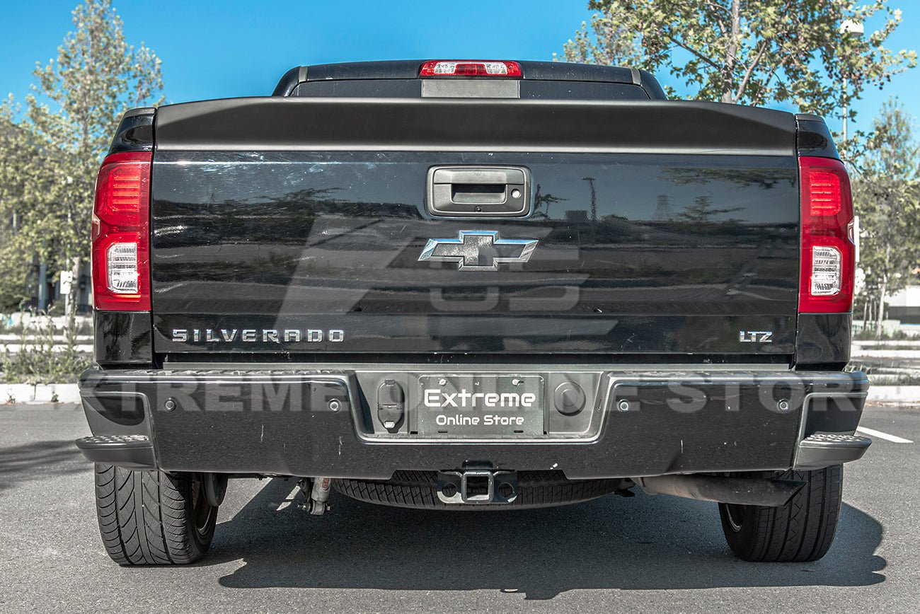 Chevrolet Silverado 1500 | GMC Sierra K2XX Matte Black Rear Tailgate Spoiler 2014-2018