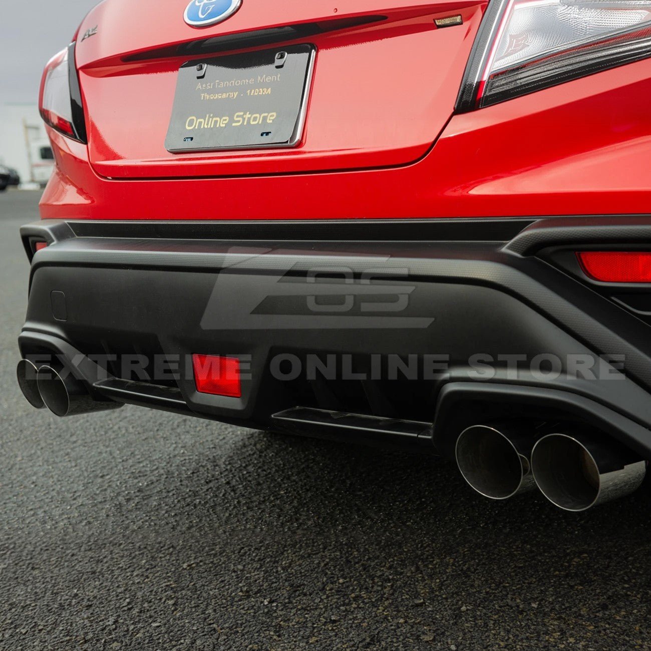 Subaru WRX VB JDM Factory Style Crystal Red / Smoke Rear Fog Light Brake Lamp Bracket 2022-Up