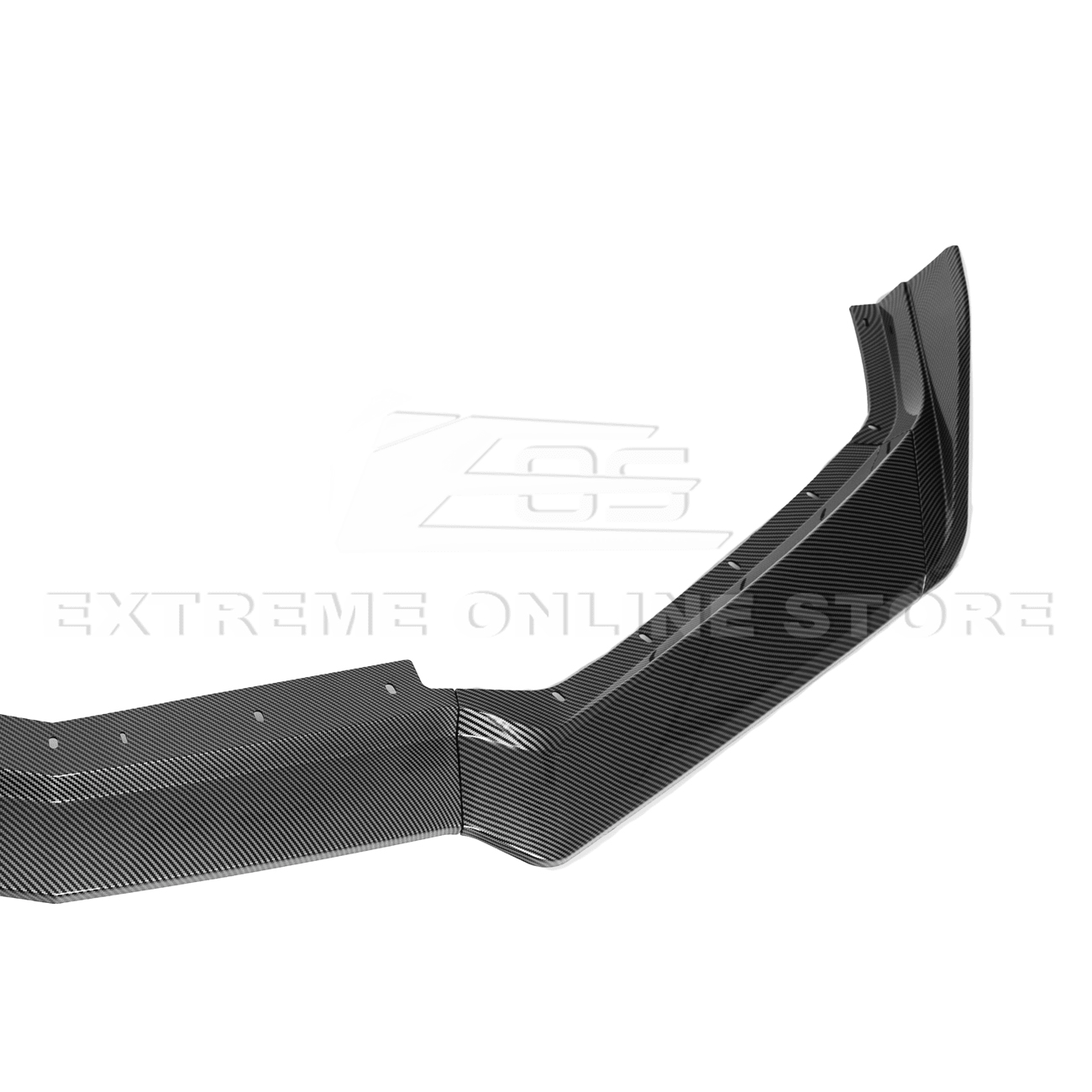 Chevrolet Corvette C8 ZR1 Style 5-Piece Front Splitter Extended Version 2020-Up