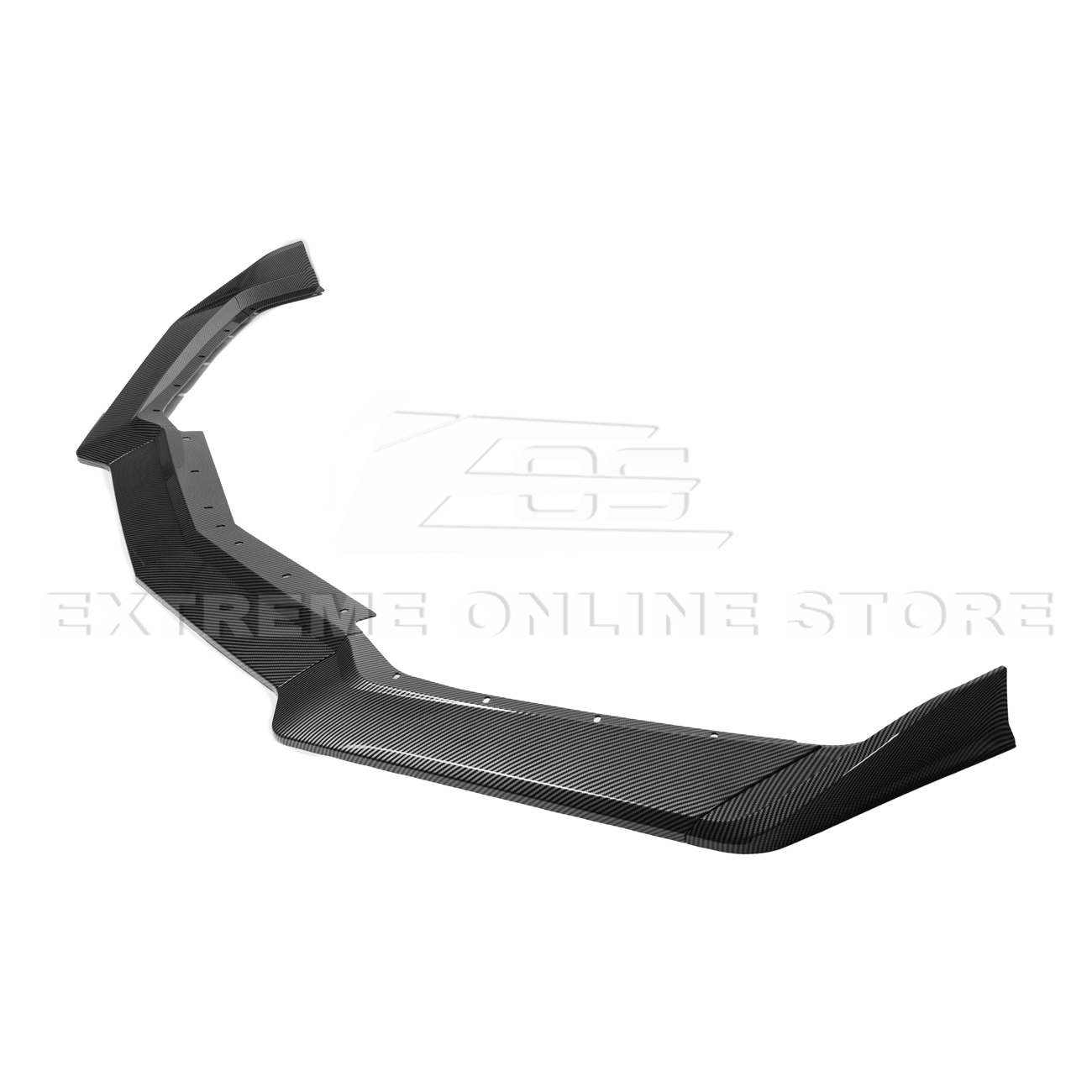 Chevrolet Corvette C8 ZR1 Style 5-Piece Front Splitter Extended Version 2020-Up