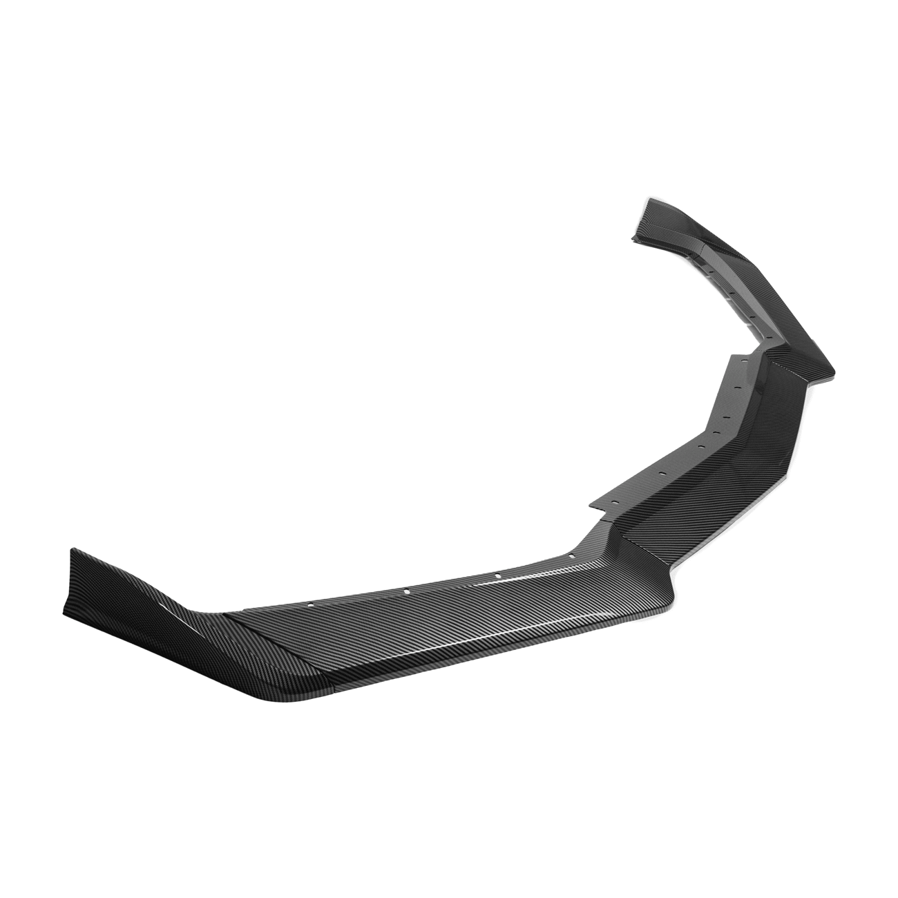 Chevrolet Corvette C8 ZR1 Style 5-Piece Front Splitter Extended Version 2020-Up
