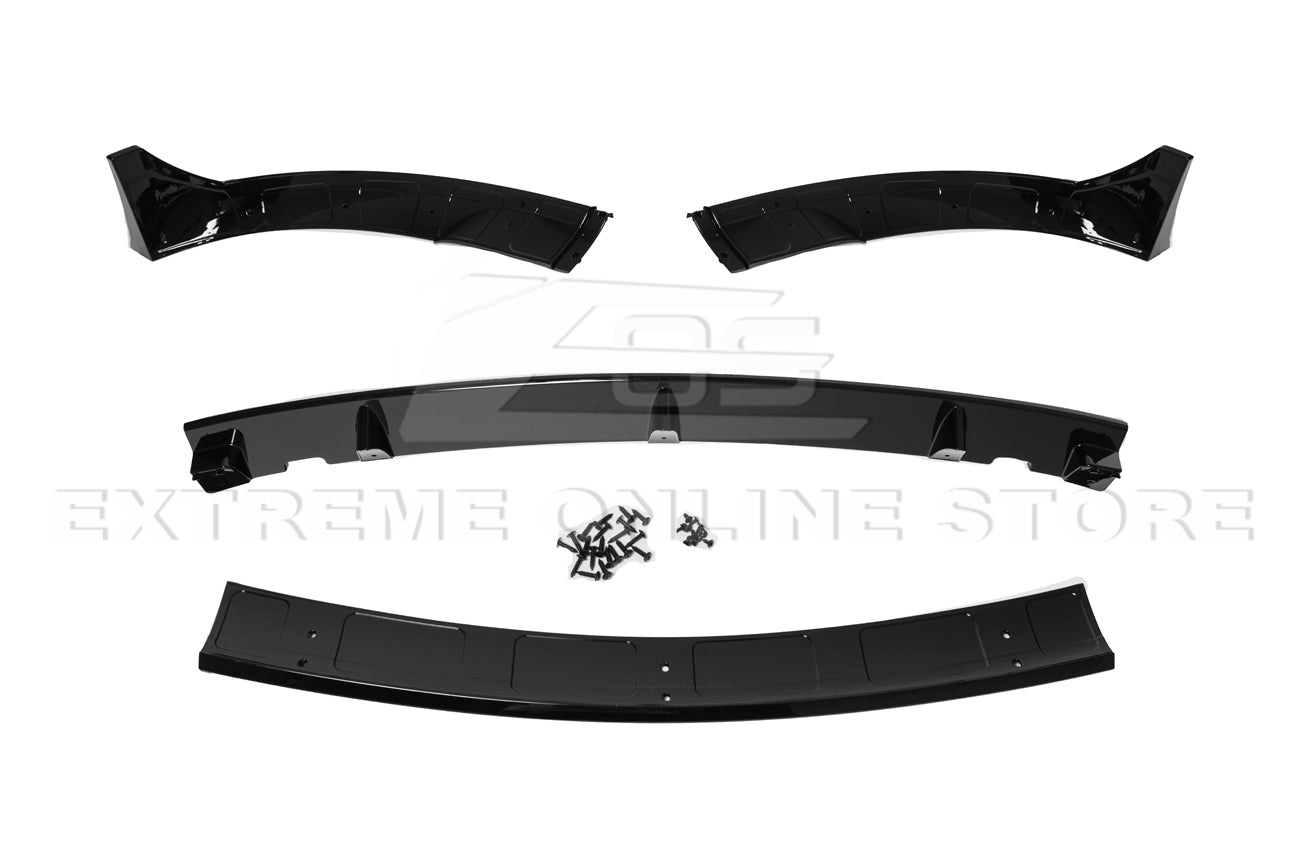 Tesla Model Y Performance Style Gloss Black Full Aero Kit Splitter Side Skirts Spoiler 2020-2024