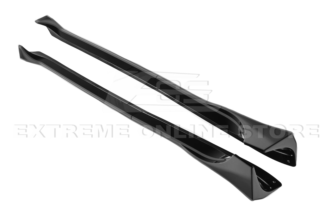 Tesla Model Y Performance Style Gloss Black Side Skirts Rocker Panels 2020-2024
