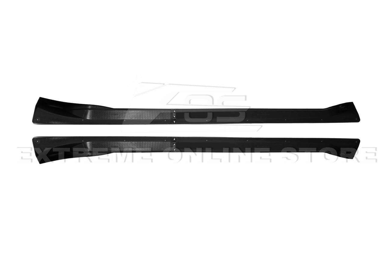 Tesla Model Y Performance Style Gloss Black Side Skirts Rocker Panels 2020-2024