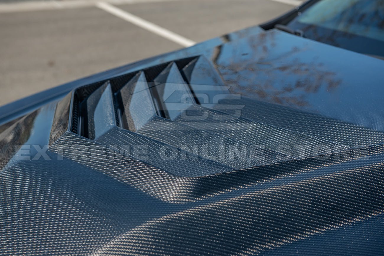 Cadillac CTS-V GMX322 Carbon Fiber Vented Front Hood 2009-2015
