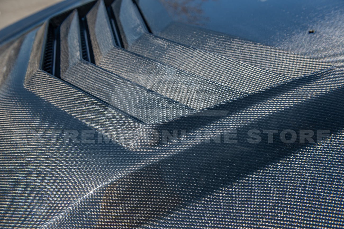 Cadillac CTS-V GMX322 Carbon Fiber Vented Front Hood 2009-2015
