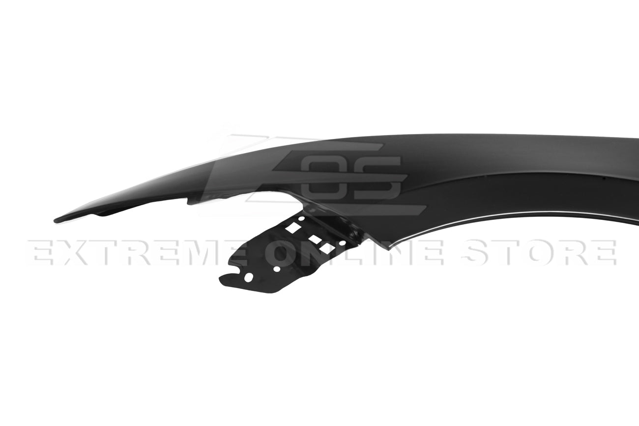 Ford Mustang S550 GT350 Style Front Side Fenders Primer Black 2015-2017