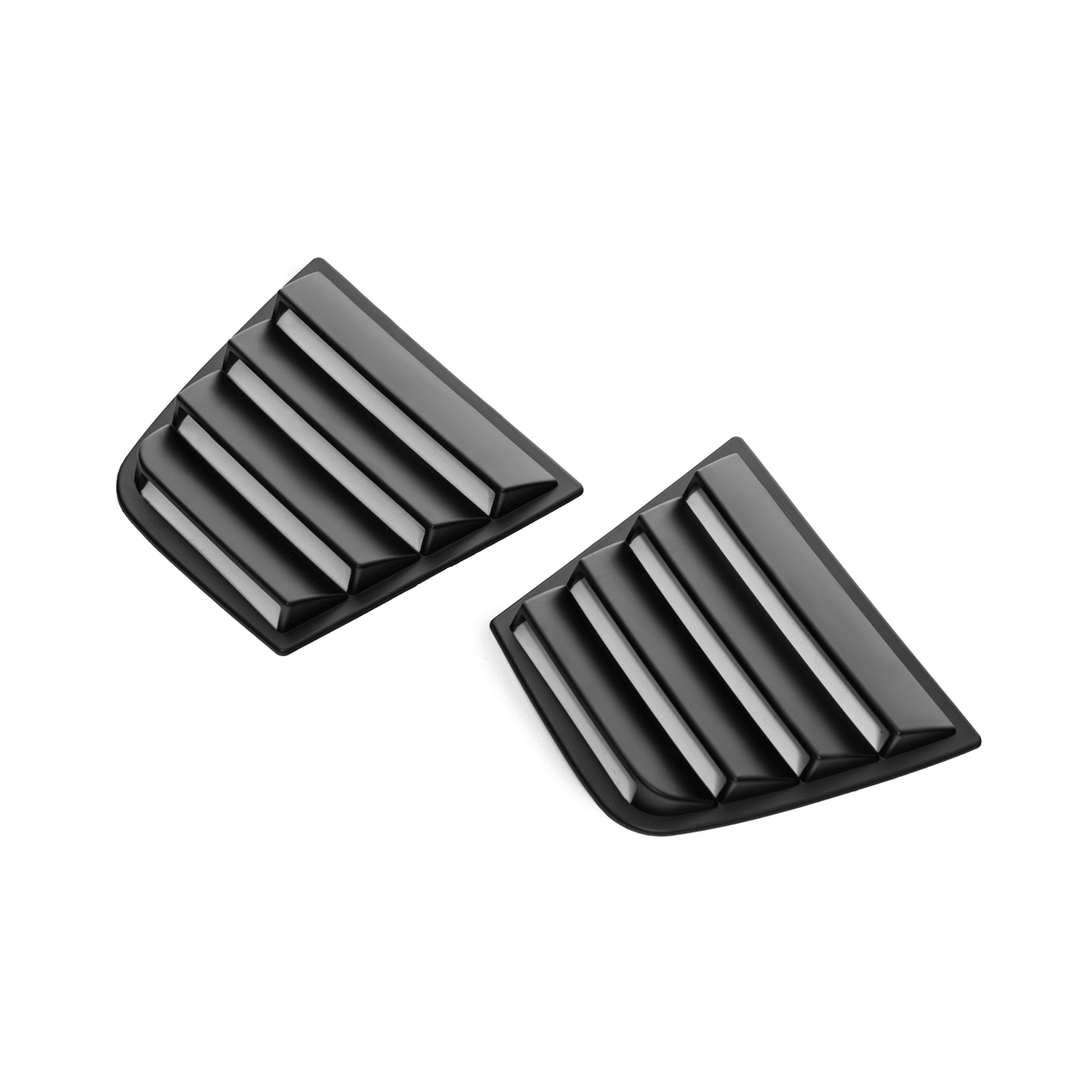 Dodge Charger Matte Black Rear Side Window Louver Sun Shade Cover 2015-Up