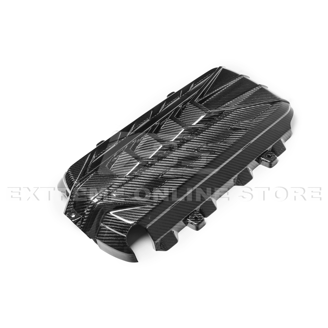Chevrolet Corvette C8 LT2 Dry Carbon Fiber Rear Engine Cover 2020-Up
