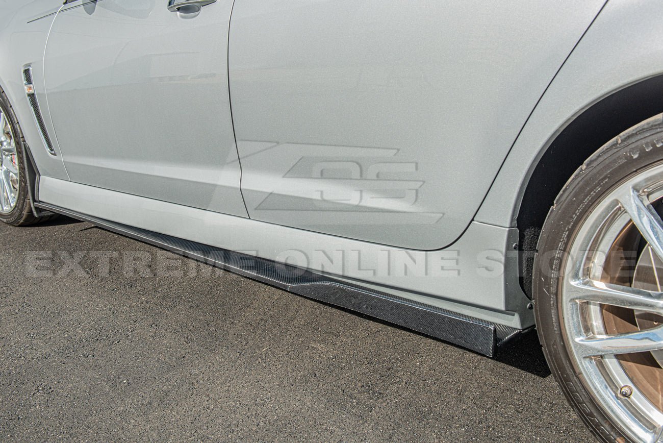 Chevrolet SS VF Carbon Fiber Front Lip Splitter and Side Skirts Kit 2013-2015