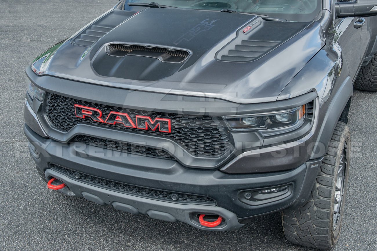 Ram 1500 TRX DT Carbon Fiber Front Air Intake Hood Scoop 2019-Up