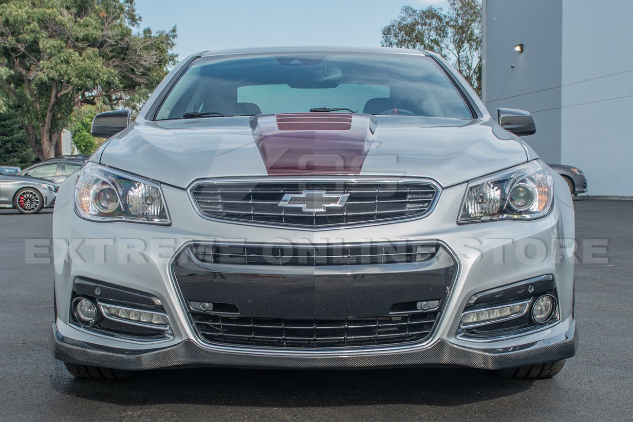 Chevrolet SS VF Carbon Fiber Front Lip Splitter and Side Skirts Kit 2013-2015