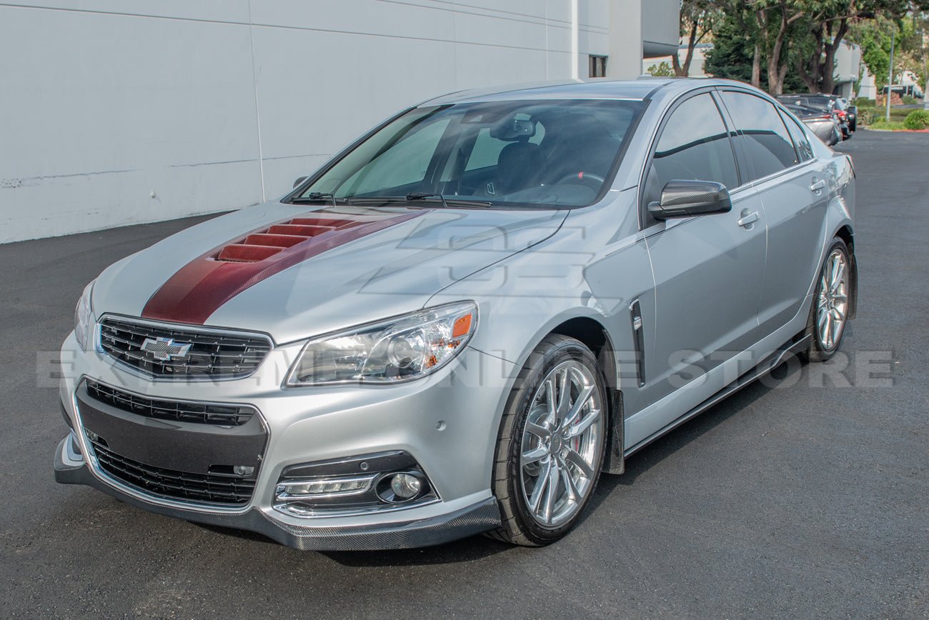 Chevrolet SS VF Carbon Fiber Front Lip Splitter and Side Skirts Kit 2013-2015