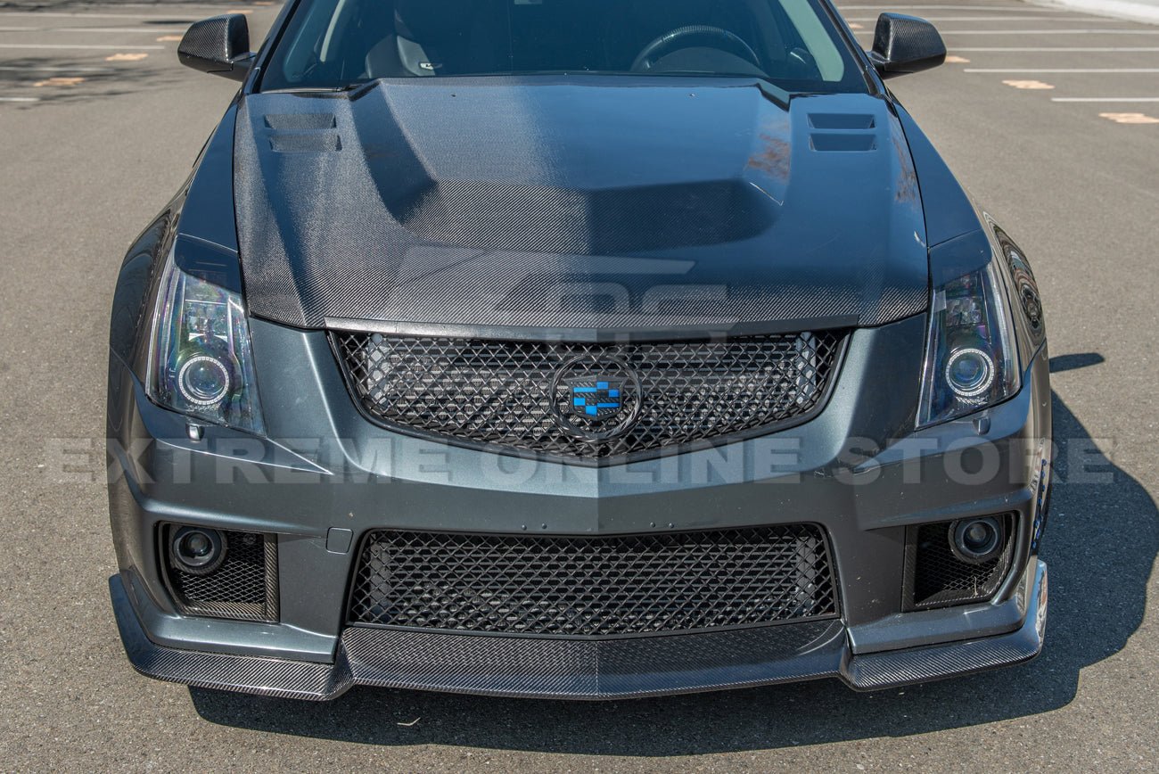 Cadillac CTS-V Carbon Fiber Front Bumper Hood 2009-2015