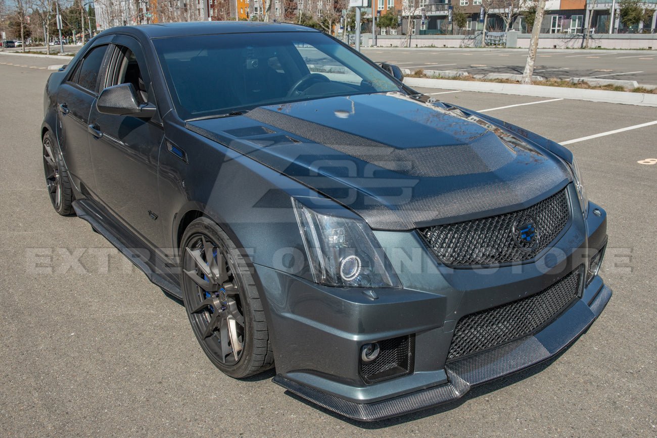 Cadillac CTS-V Carbon Fiber Front Bumper Hood 2009-2015