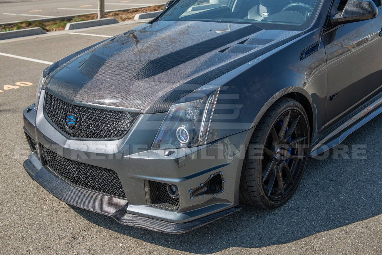 Cadillac CTS-V Carbon Fiber Front Bumper Hood 2009-2015