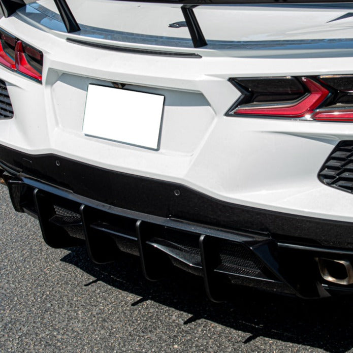 Chevrolet Corvette C8 Z51 Add-On Rear Diffuser Fin