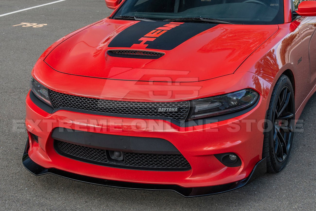 Dodge Charger LD SRT Style Front Splitter Side Skirts Rocker Panel Kit 2015-Up
