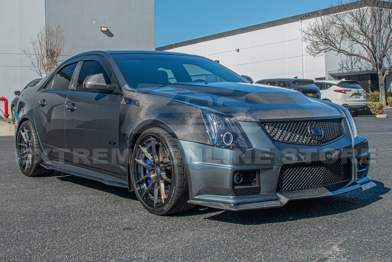Cadillac CTS CTS-V Factory Style Dry Carbon Fiber Mirror Covers 2009-2015