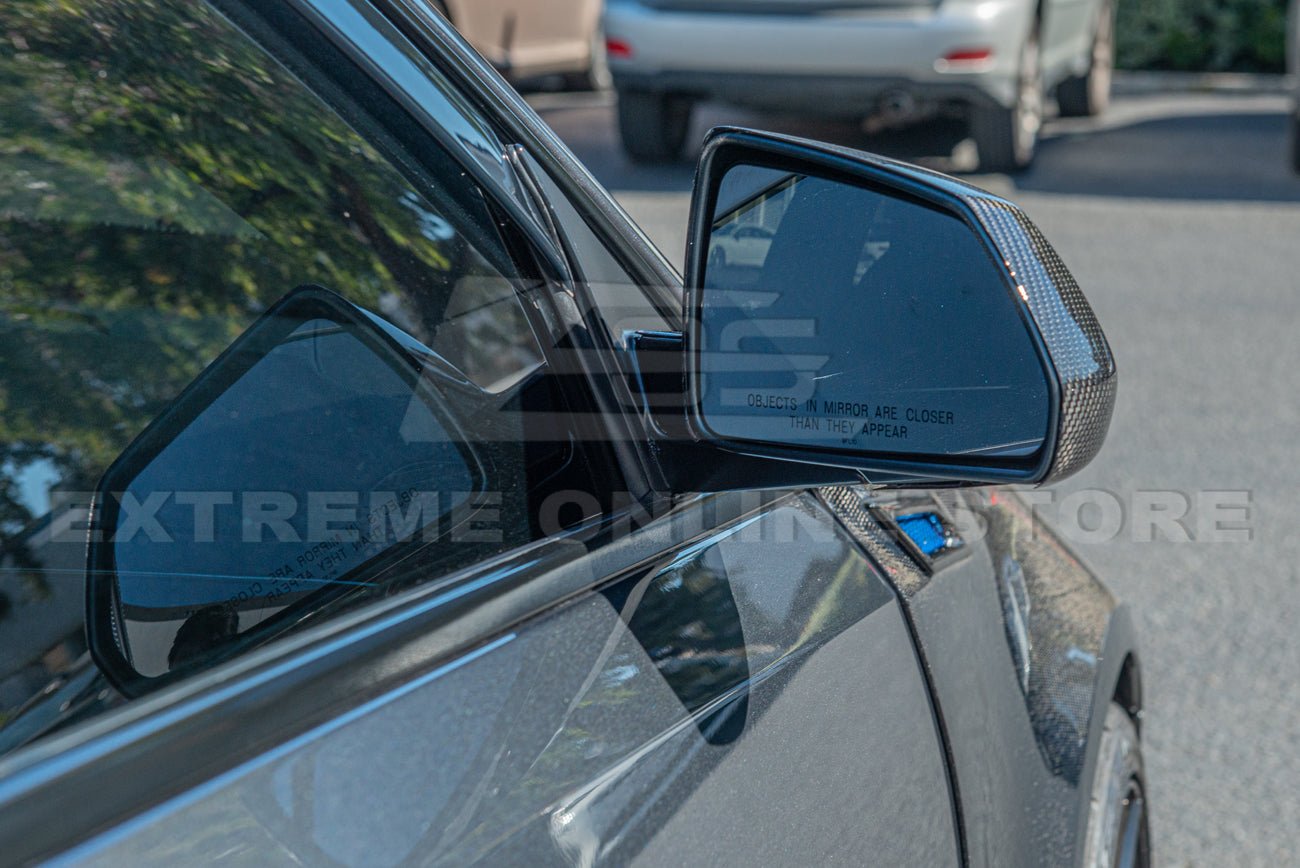 Cadillac CTS CTS-V Factory Style Dry Carbon Fiber Mirror Covers 2009-2015