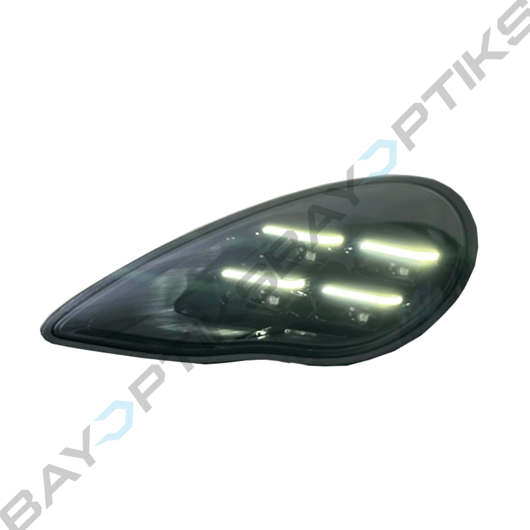 Porsche Panamera 970.1 Yellow/White Dual Color DRL Matrix Style Headlights 2010-2013
