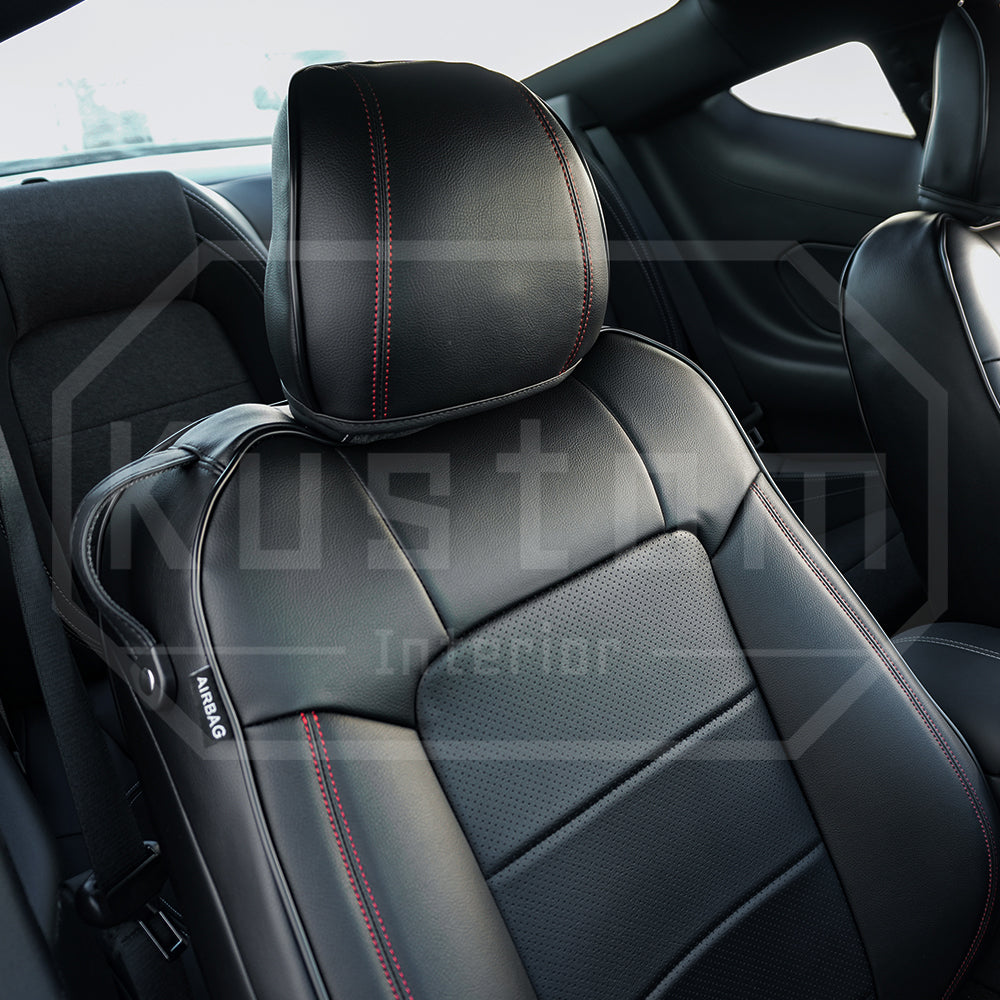 2015-23 Ford Mustang S550 Coupe Genuine Leather Seat Covers