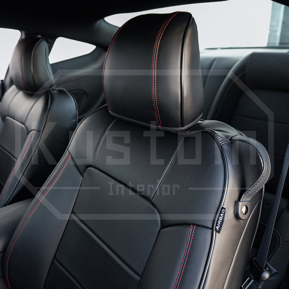 2015-23 Ford Mustang S550 Coupe Genuine Leather Seat Covers