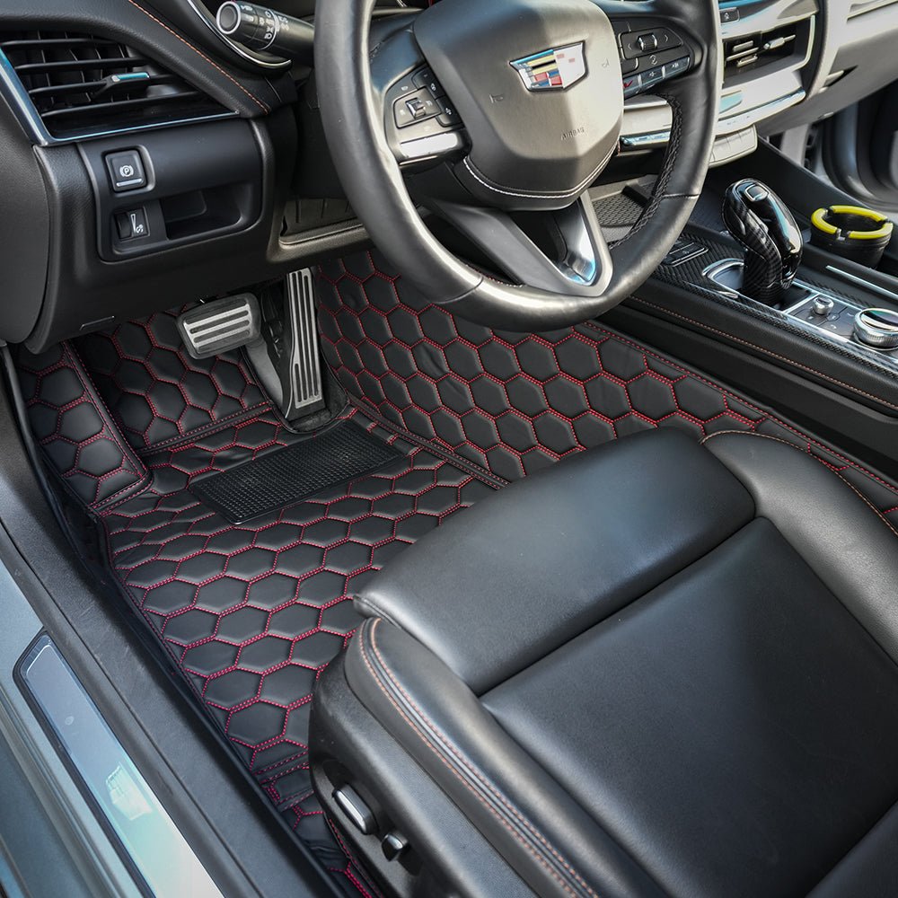 2020 - 2025 Cadillac CT5 / CT5-V Custom Leather Floor Mat