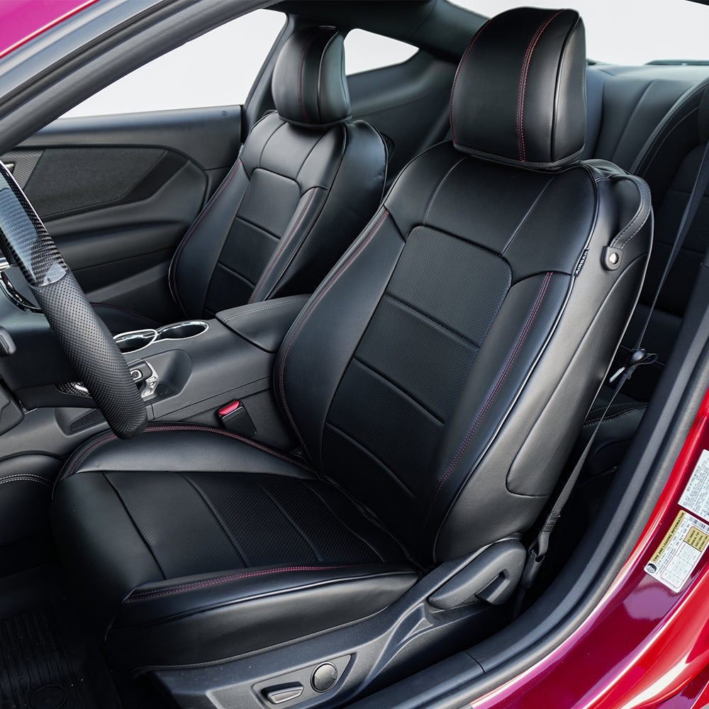 2015-23 Ford Mustang S550 Coupe Genuine Leather Seat Covers