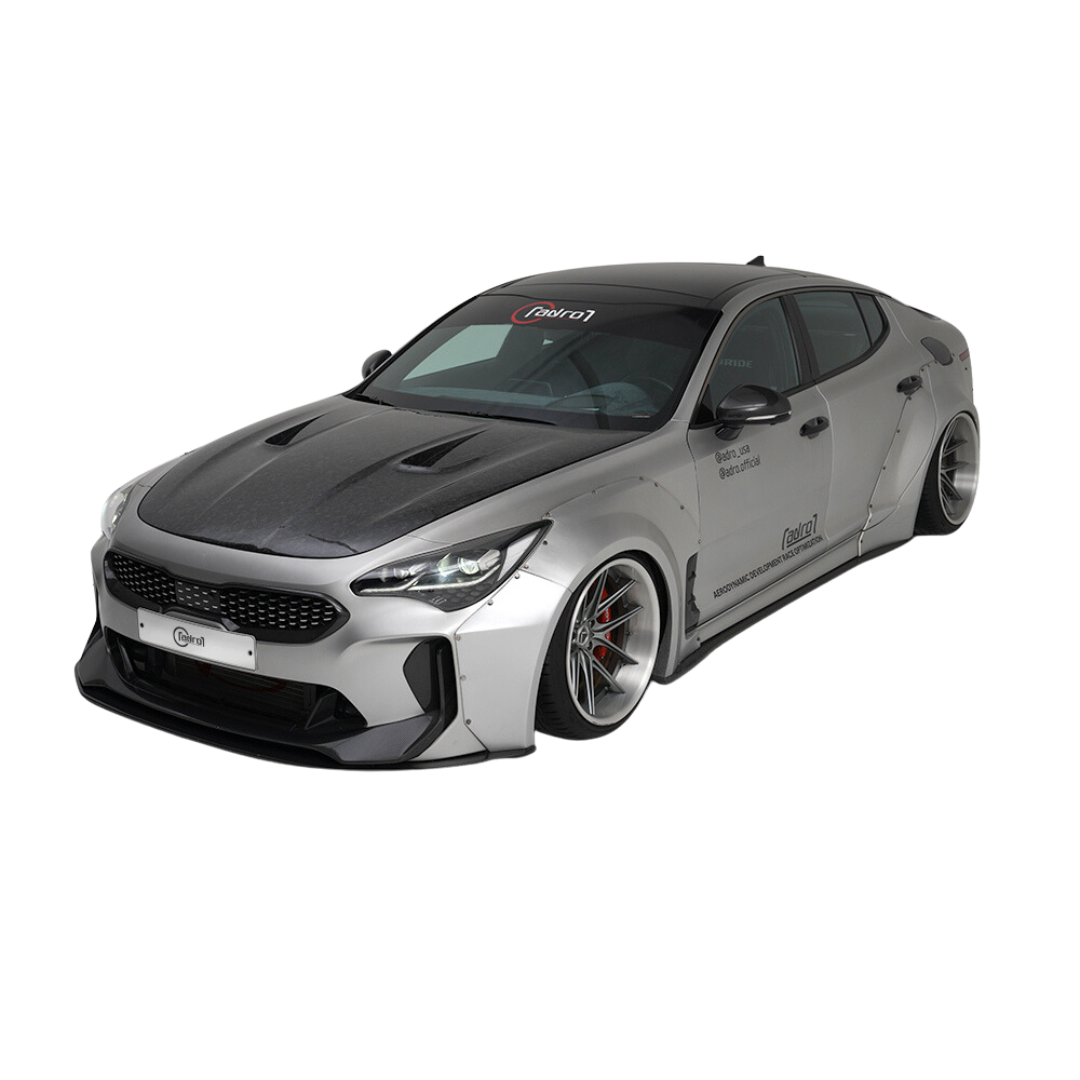 Adro Kia Stinger Carbon Fiber Wide Full Body Kit