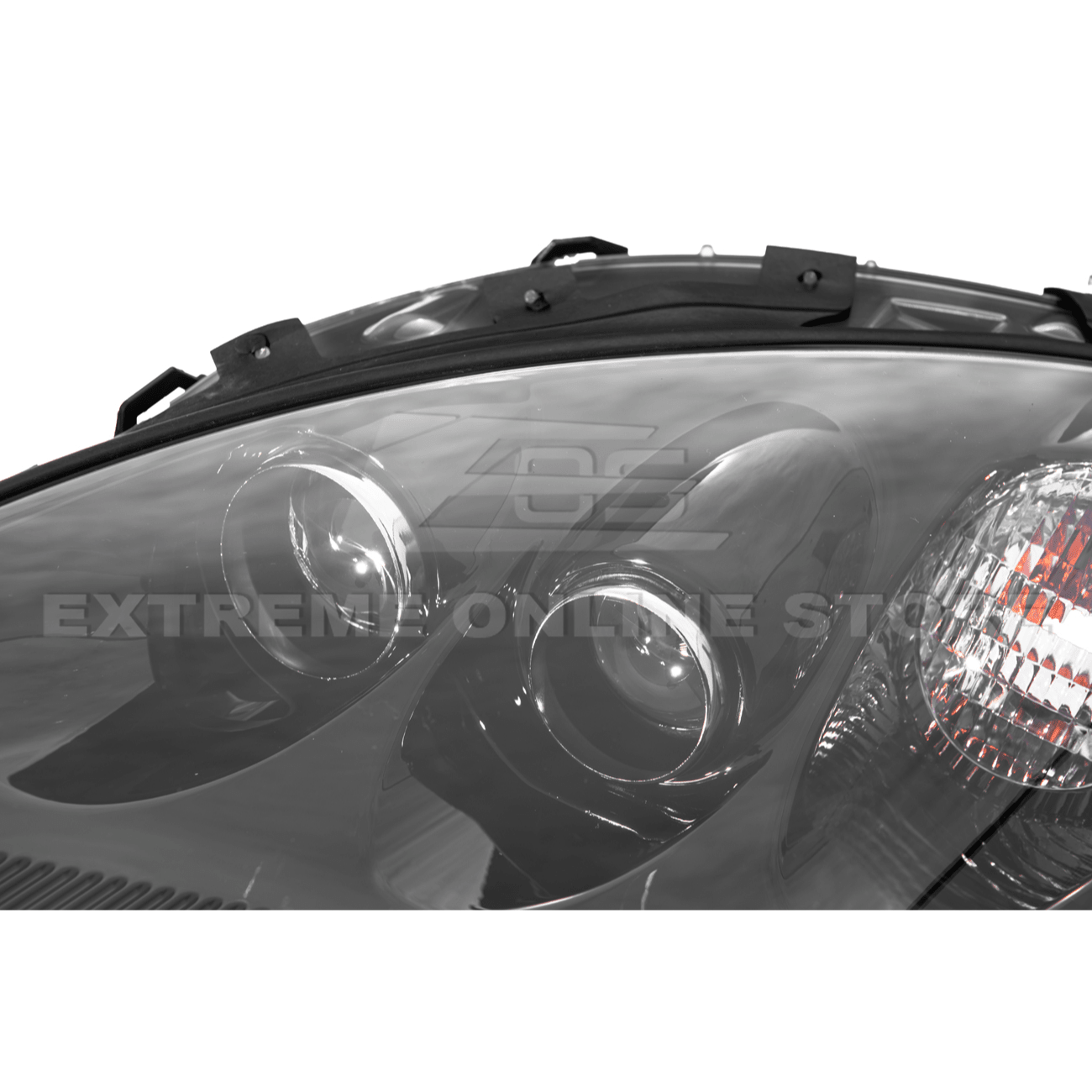Chevrolet Corvette C6 OEM Style Clear Lens Painted Housing HID Headlights 2005-2013