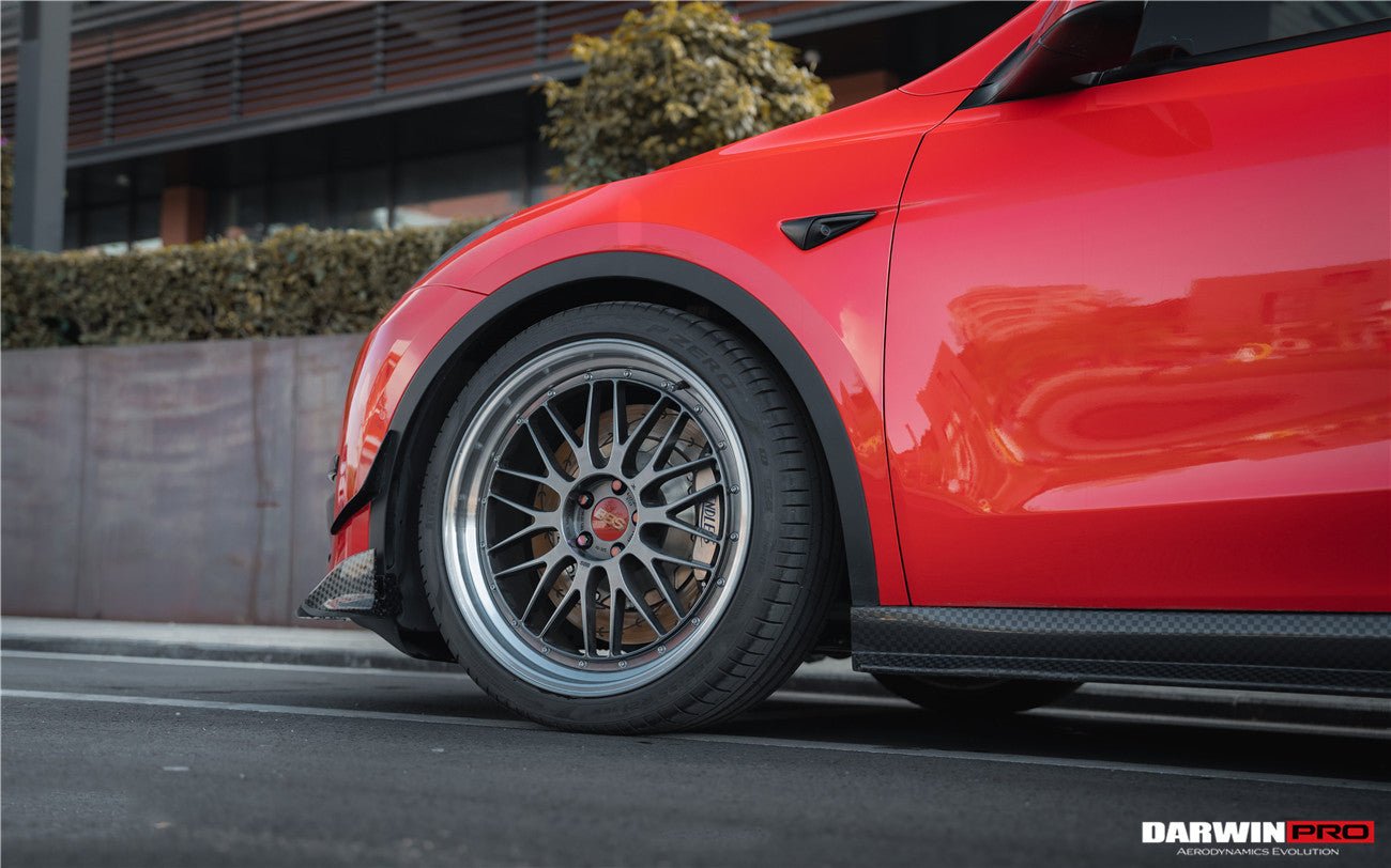 2020 - 2023 Tesla Model Y IMP Performance Carbon Fiber Front  Bumper Canards