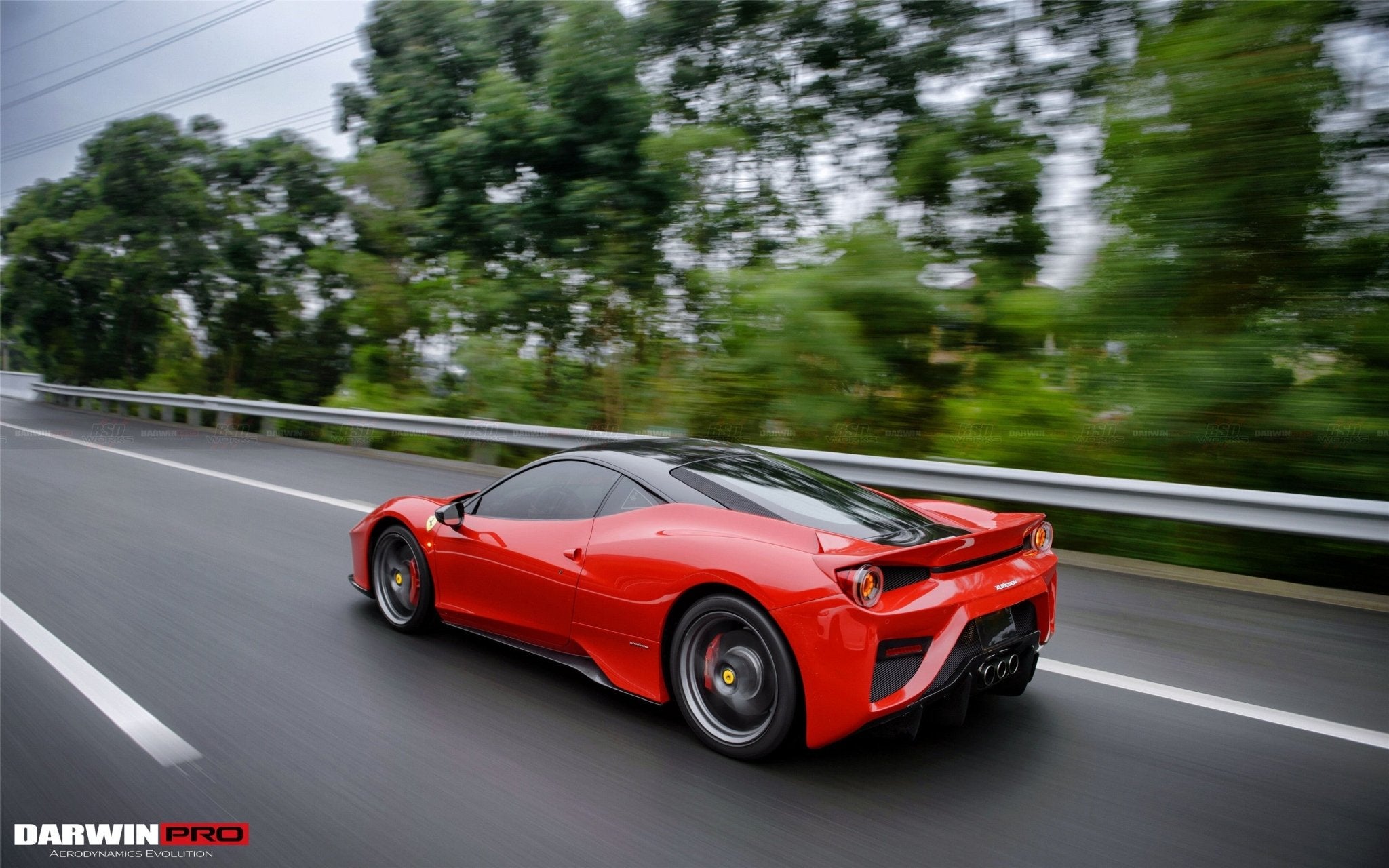 2010-2015 Ferrari 458 Coupe & Spyder BKSS Style Side Skirts