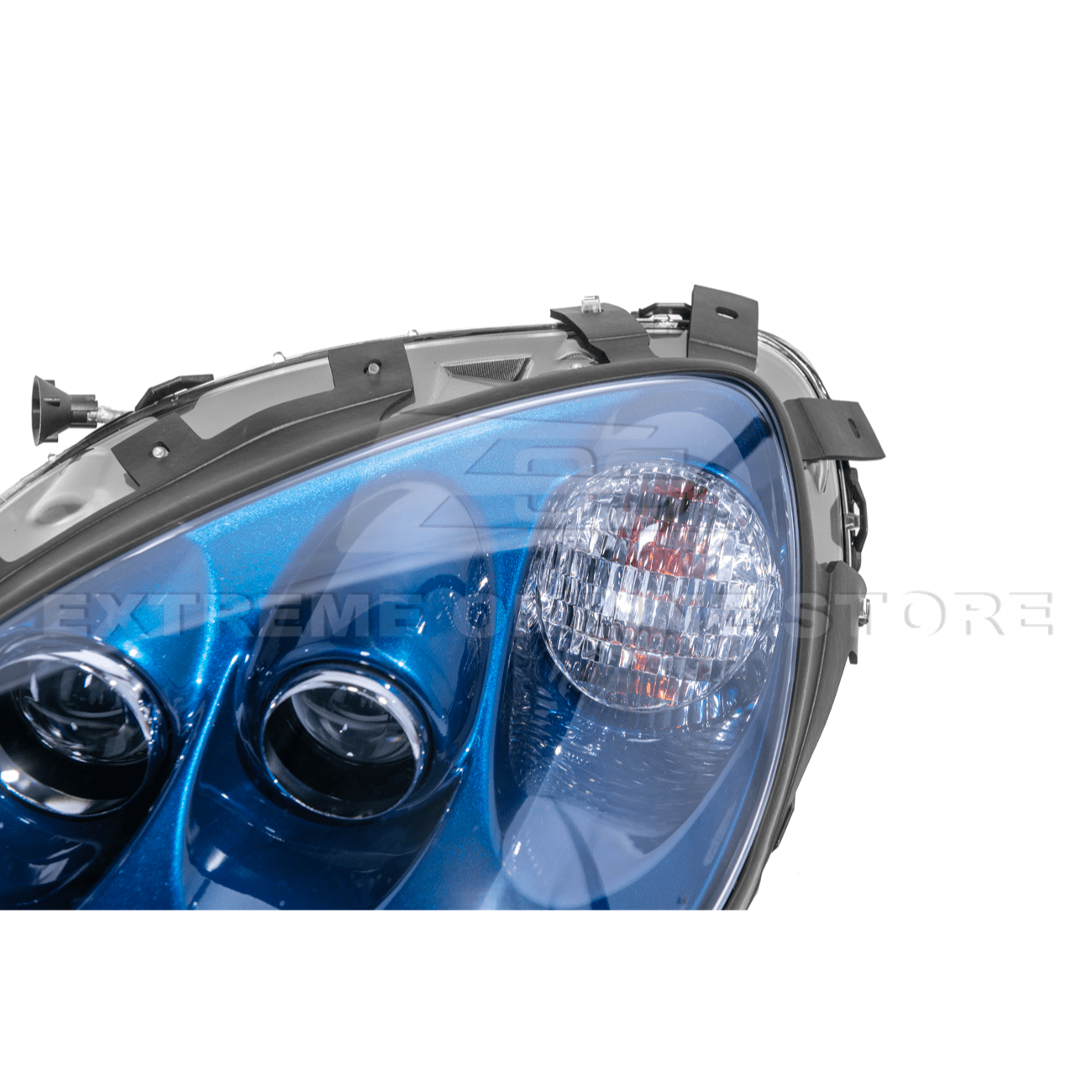 Chevrolet Corvette C6 OEM Style Clear Lens Painted Housing HID Headlights 2005-2013