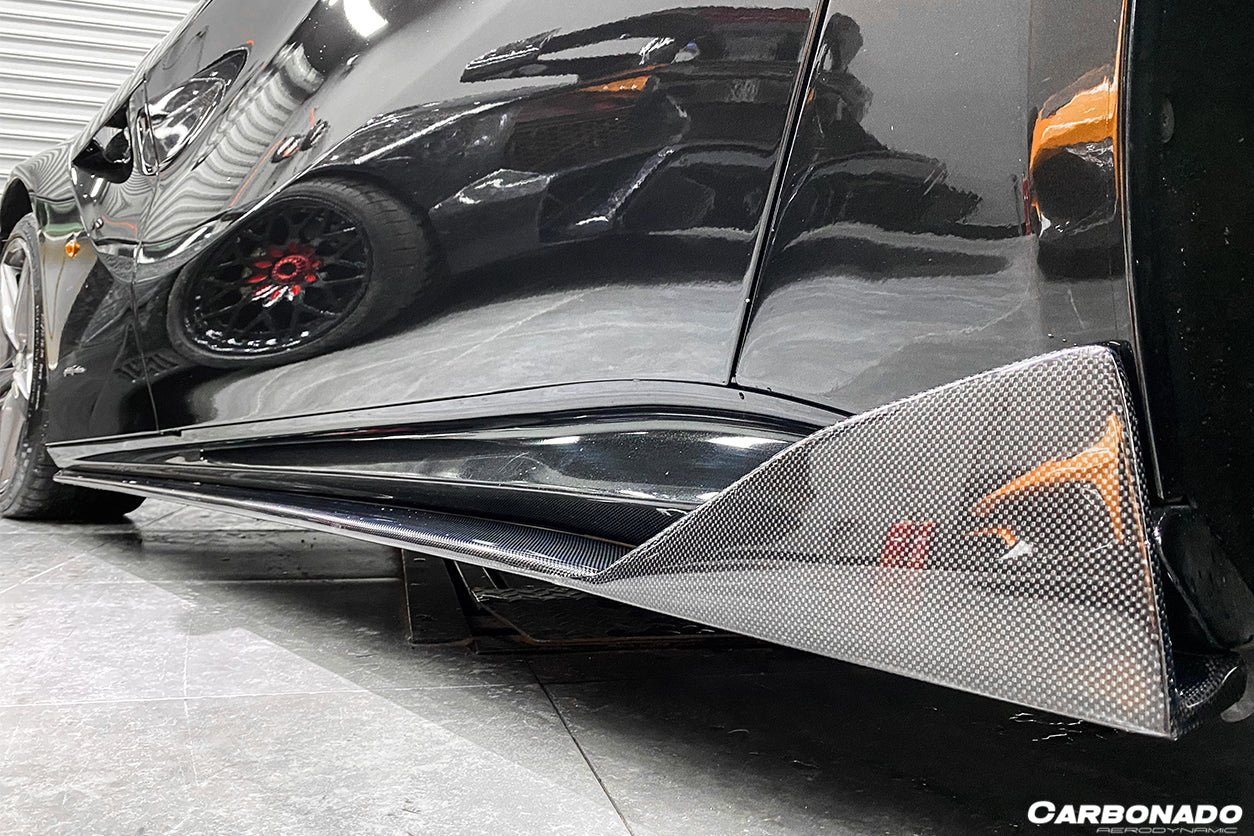 2012 - 2017 Ferrari F12 Berlinetta DC Style Carbon Fiber Side Skirts